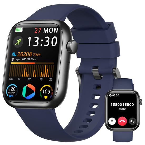 Smart watch - fitness tracking with call functionality and waterproof design