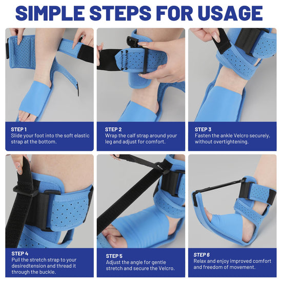 Swpcioc Plantar Fasciitis Night Splint, Plantar Fasciitis Brace and Support