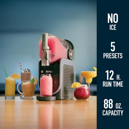 Ninja slushi machine — rapid chill technology with easy fill vessel and preset programs