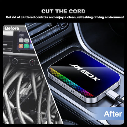 Electronic adapter — Yurnlv wireless CarPlay and Android Auto with built-in apps