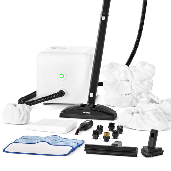 Dupray Neat steam cleaner — includes accessory kit