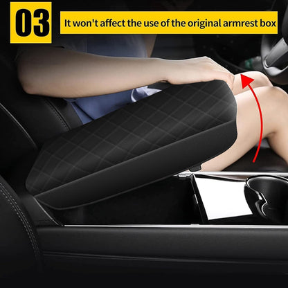 AOMSAZTO armrest covers — console pad for 2016-2021 Jeep Cherokee