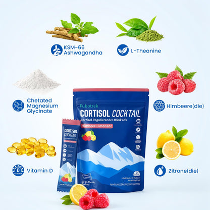 Jello Cortisol Cocktail Pulver, 20 Stücks Cortisol Senken zum Abnehmen