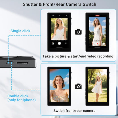 OmniMaster camera support - Magnetic phone holder for vlogging and live streaming