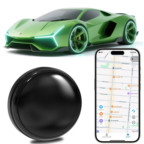 GPS tracker — no monthly subscription and waterproof design with magnetic mount