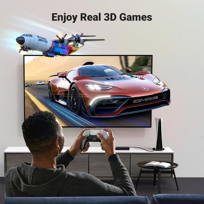 UGREEN AV signal switch with remote, 5 ports and 4K@60Hz support