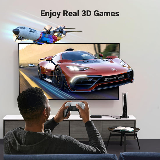 UGREEN AV signal switch with remote, 5 ports and 4K@60Hz support