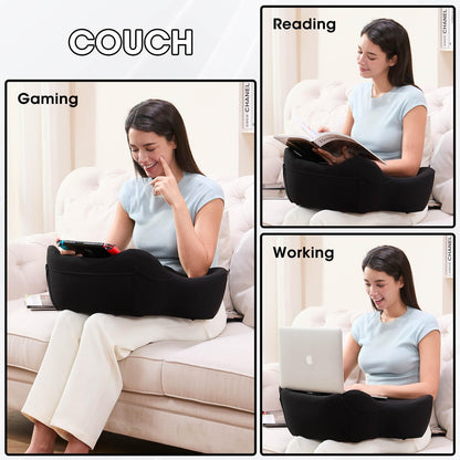 cooloo8 reading pillow — versatile lap desk for comfortable use