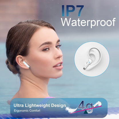 Wireless earbuds — Bluetooth 5.4 with noise cancelling mics and 40H battery life
