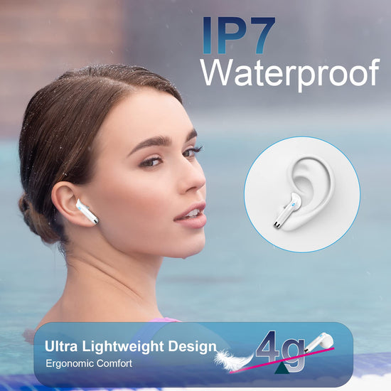 Wireless earbuds — Bluetooth 5.4 with noise cancelling mics and 40H battery life