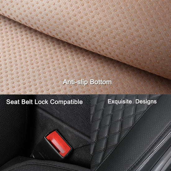 Vehicle seat cover — Luxury anti-slip design for black panther cars
