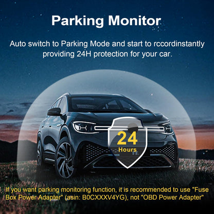 Mangoal 4K dash cam with built-in WiFi for Ford Maverick 2022-2024