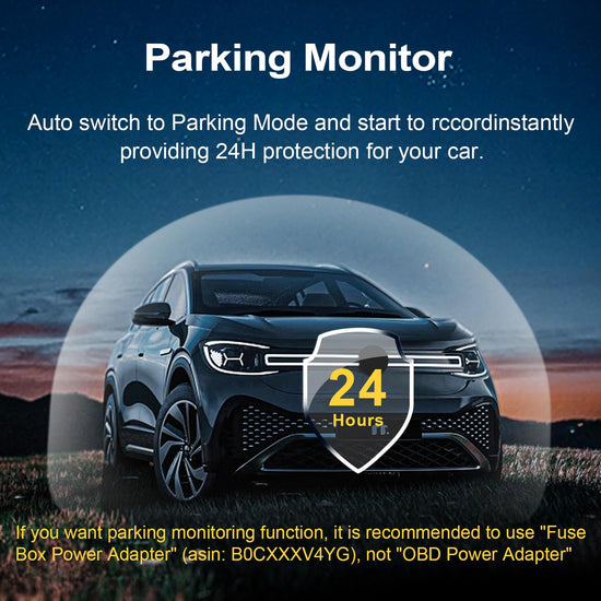 Mangoal 4K dash cam with built-in WiFi for Ford Maverick 2022-2024