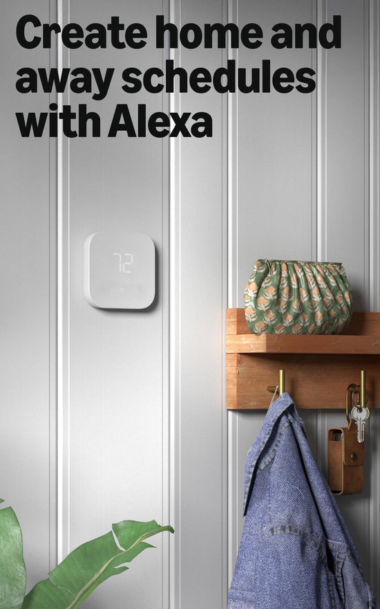Certified refurbished Amazon smart thermostat - energy efficient design