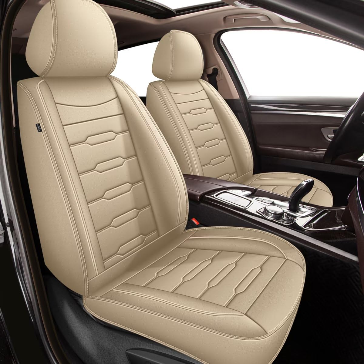 AOMSAZTO vehicle seat cover - Leather waterproof design for Subaru Outback 2007-2026 5 seats.