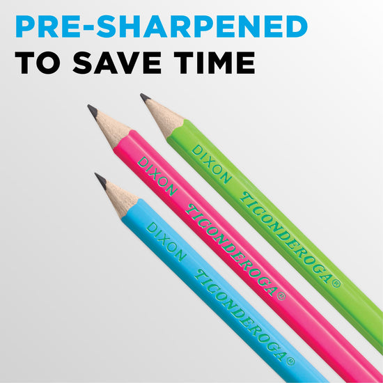 Ticonderoga pencils — wood-cased design