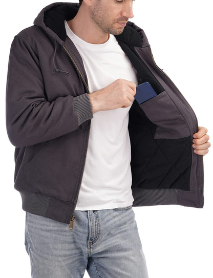 Coat — Quilted flannel lining and waterproof design