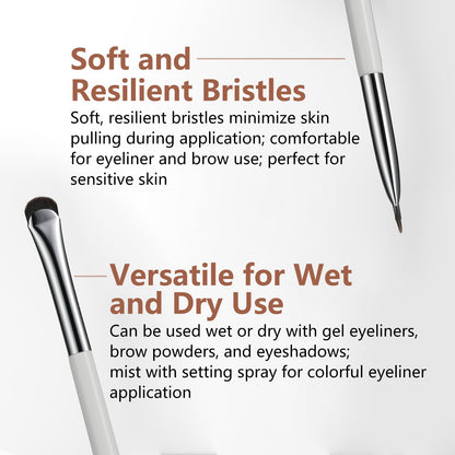 Albeaut concealer brush — small angled precision blending brush for under eyes