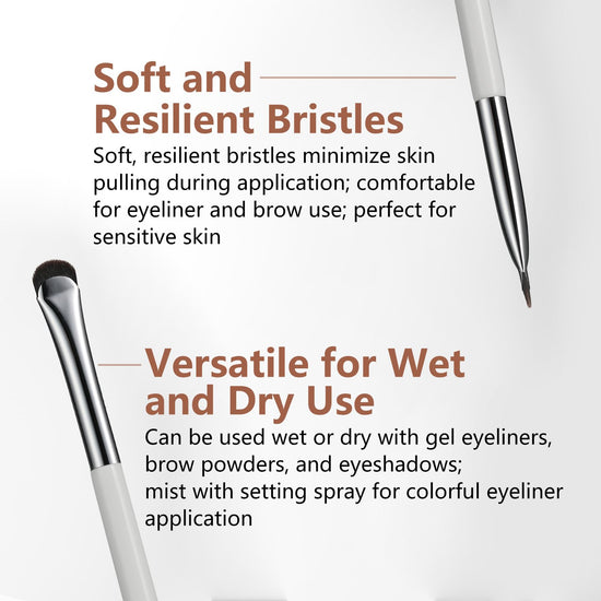 Albeaut concealer brush — small angled precision blending brush for under eyes