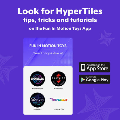 HyperTiles hyperbolic building toy — 3D adventure with 48 tiles and 80 connectors by Fun In Motion Toys
