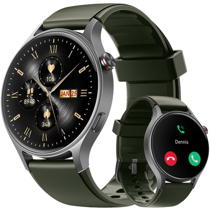 aeac Smart Watch — AMOLED ultra-clear screen with heart rate monitor and 110+ sport modes