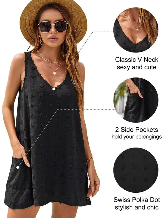 Blooming Jelly dress with pockets and polka dots