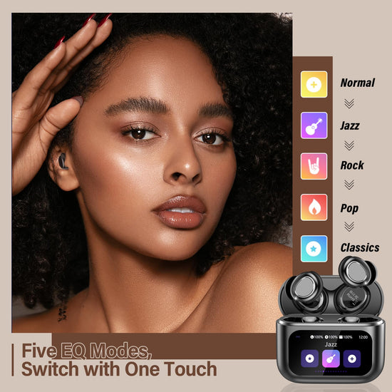 ZYHKON headphones — Bluetooth sleep earbuds with 48H playtime and touch control