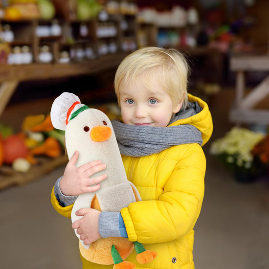 Toy figure — Peach cat banana duck plush toy for girls and boys