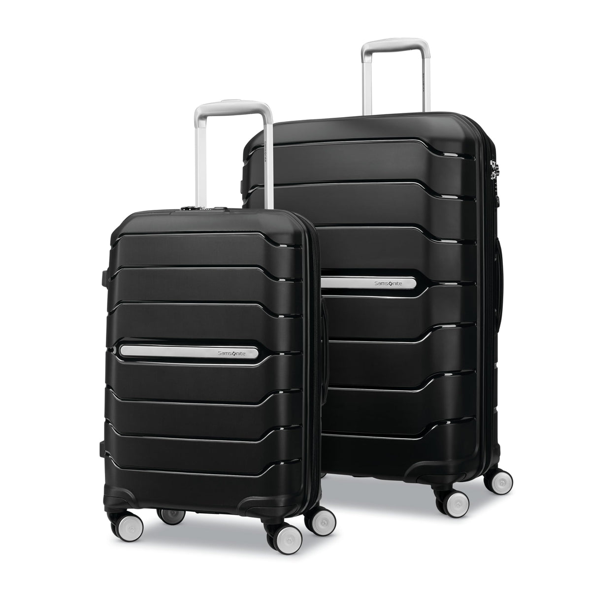 Samsonite suitcase — expandable hardshell with dual spinner wheels