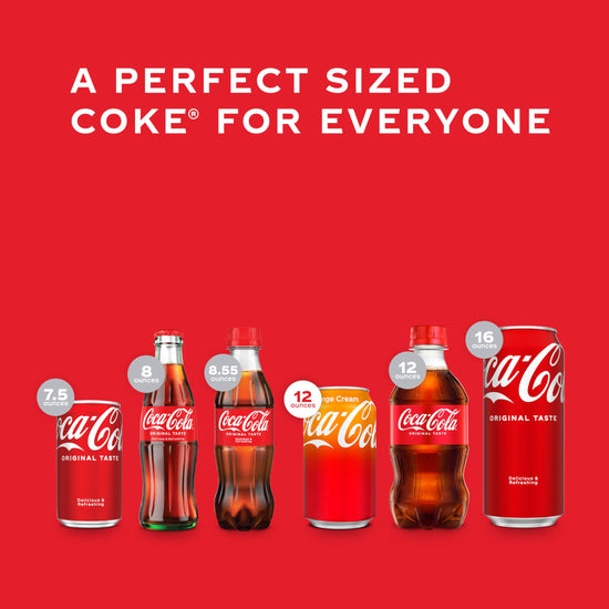 Drink - Coca-Cola orange cream soda pack of 12 cans 12 oz. each