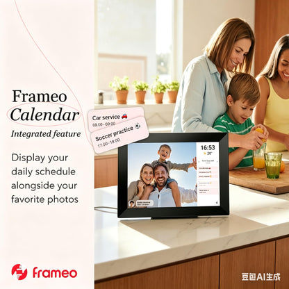 YunQiDeer digital picture frame — 10.1 inch WiFi photo sharing with touch screen