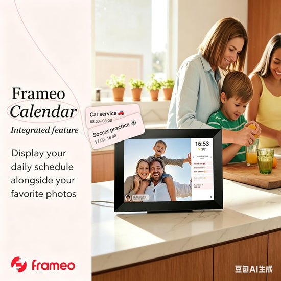 YunQiDeer digital picture frame — 10.1 inch WiFi photo sharing with touch screen