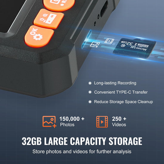 VEVOR endoscope camera — with light