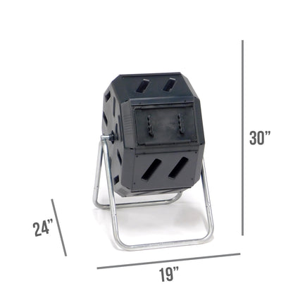 FCMP compost bin with dual chamber design