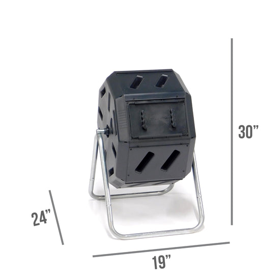 FCMP compost bin with dual chamber design