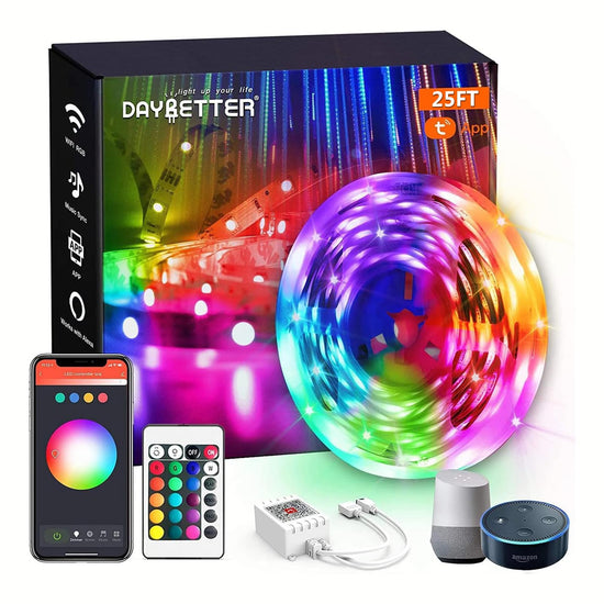 DAYBETTER string lights — Smart WiFi RGB color changing for home decor