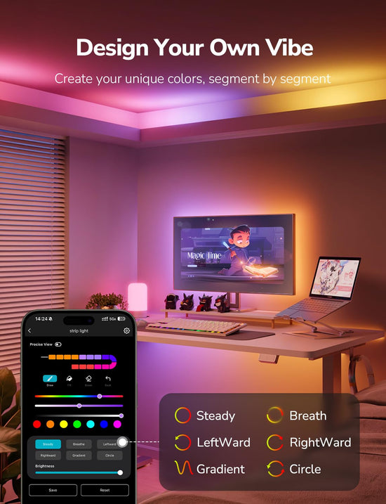 Lepro S1 smart LED strip lights — AI facial recognition and music sync