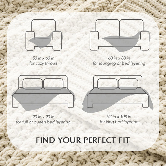 Blanket — Chunky chenille design by Evergracehome