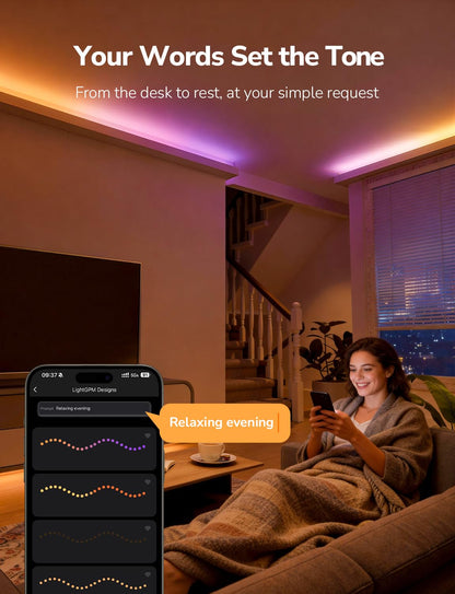 Lepro S1 smart LED strip lights — AI facial recognition and music sync