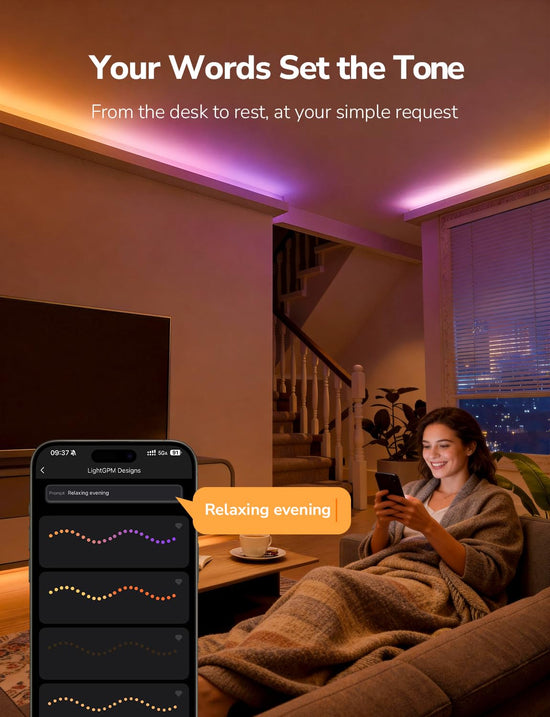 Lepro S1 smart LED strip lights — AI facial recognition and music sync