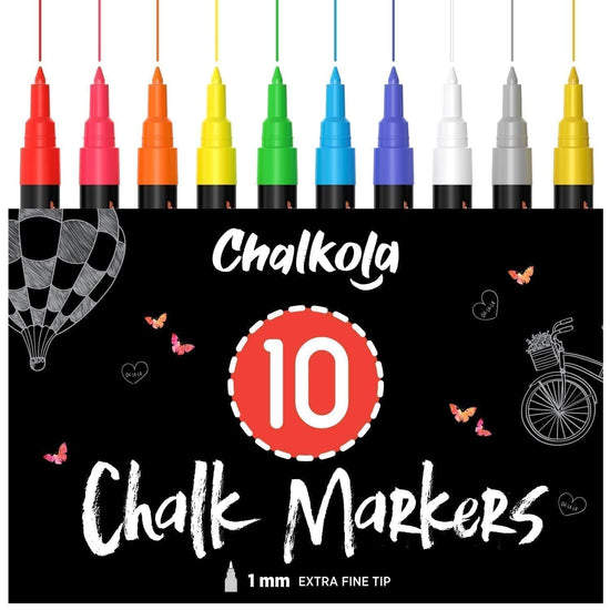 Chalkola marking pens with silver and gold