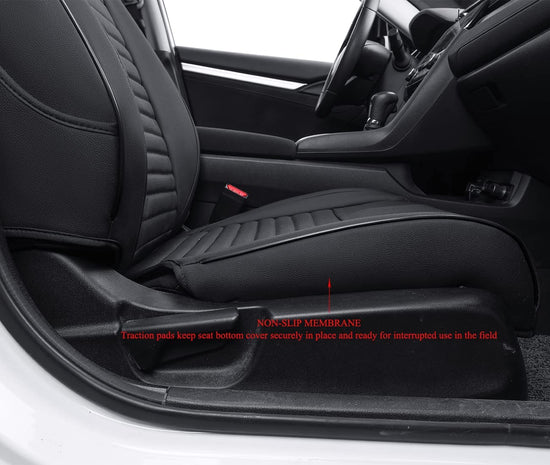 Vehicle seat cover — custom fit waterproof leather for Honda Civic sedan 2016-2021