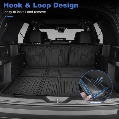 Vehicle mat — AOMSAZTO custom fit trunk mat for Honda Passport 2026 with backrest mat