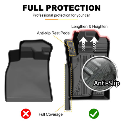 AOMSAZTO vehicle mat — all weather protection for Ford Ranger 2024-2026 SuperCrew Cab