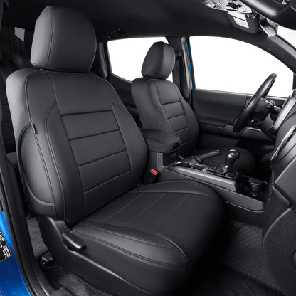 Coverdream vehicle seat cover — Custom fit faux leather for 2012-2015 Tacoma Double Cab/Crew Cab Base