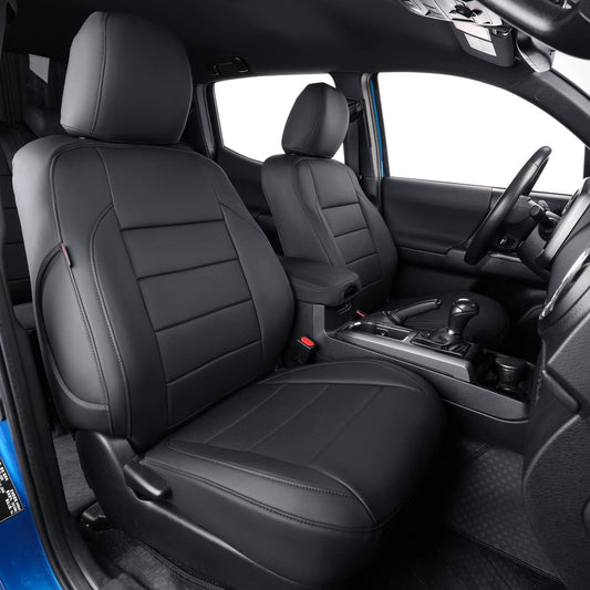 Coverdream vehicle seat cover — Custom fit faux leather for 2012-2015 Tacoma Double Cab/Crew Cab Base