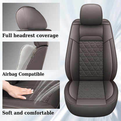 Coverado leather car seat covers — waterproof design for Dodge Ram 1500 2002-2026