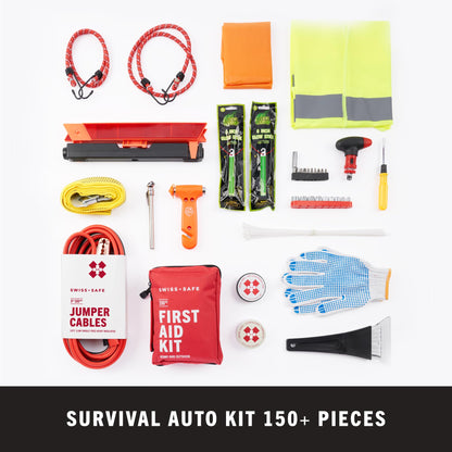 Swiss Safe first aid kit with bonus mini kit for travel and home use