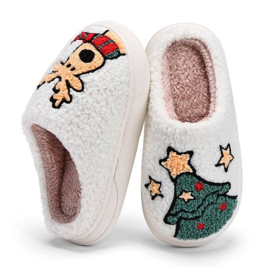IceUnicorn slippers — warm soft plush memory foam for indoor outdoor use