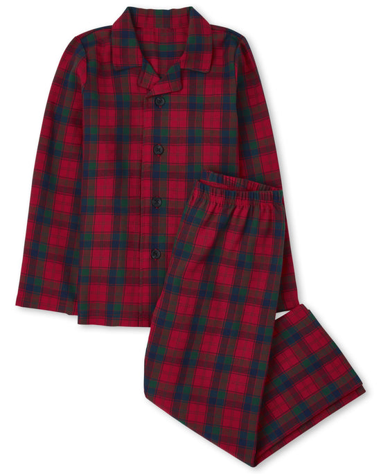 The Children's Place unisex-baby holiday pajamas — cotton fabric